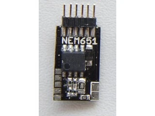 DCC Lokodekodér NEM651 - Peli