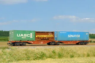 Kontejnerový vůz Sggrss 55 ČDC 1:120